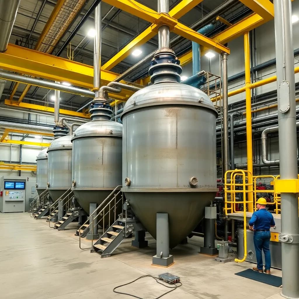 Houston Blenders state-of-the-art blending facility with large industrial tanks and modern equipment
